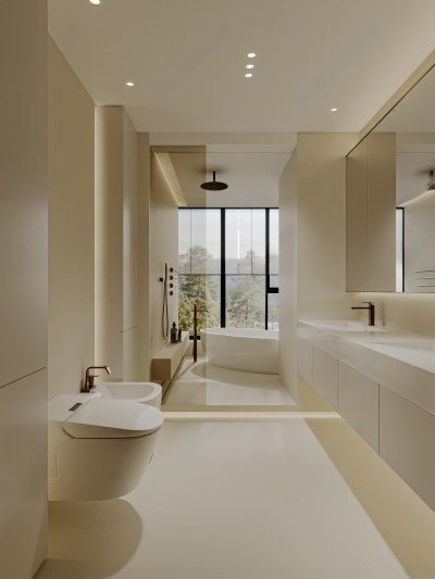 现代卫生间3D模型下载